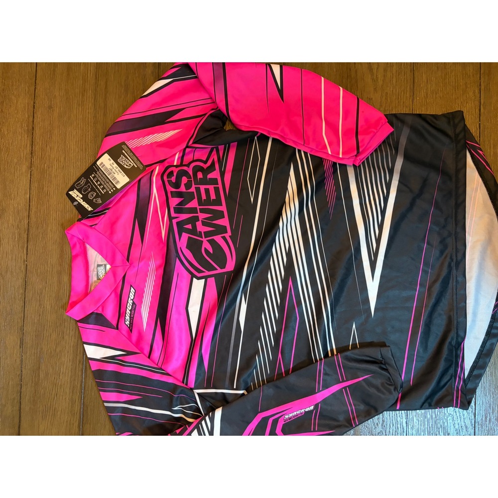 Answer Racing Syncron WMX Womens Motocross Jersey Pink Black White Small NWT